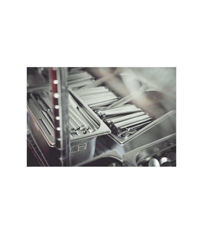 Gastronormbak rvs 1/2-20 mm diep zonder greep - Rieber