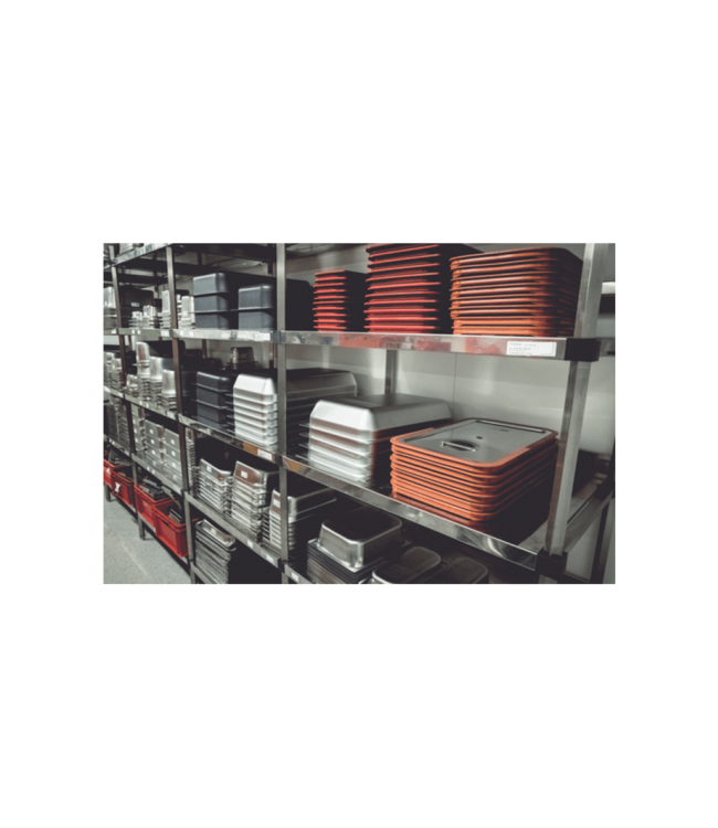 Gastronormbak rvs 1/3-200 mm diep zonder greep - Rieber