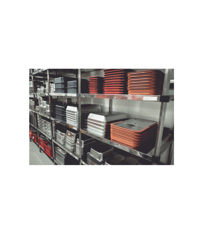 Gastronormbak rvs 1/3-150 mm diep zonder greep - Rieber