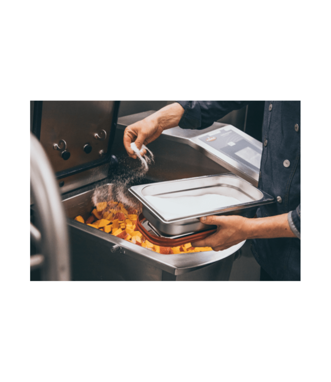 Gastronormbak rvs 1/4-200 mm diep zonder greep - Rieber