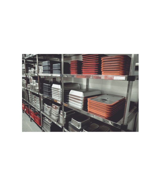 Gastronormbak rvs 1/4-150 mm diep zonder greep - Rieber