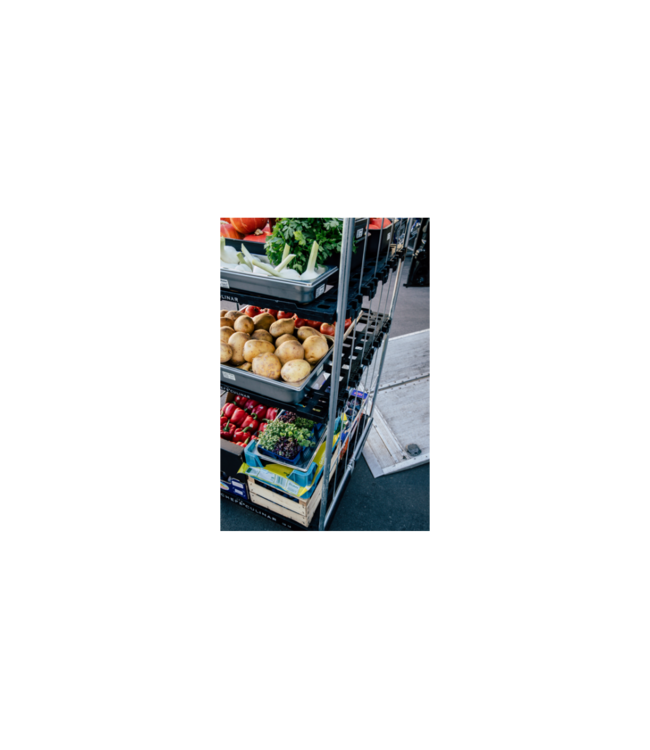 Gastronormbak rvs 1/4-100 mm diep zonder greep - Rieber