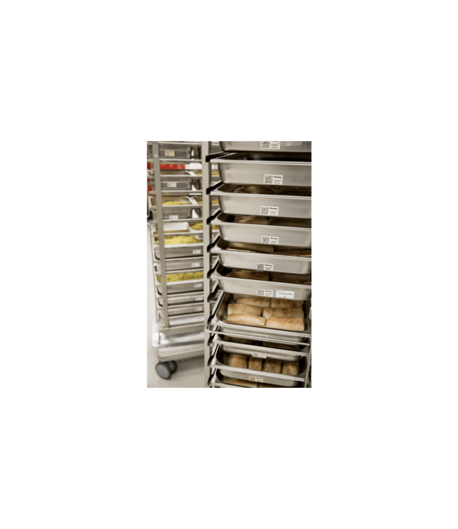 Gastronormbak rvs 2/4-20 mm diep zonder greep - Rieber