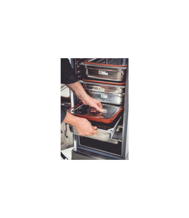 Gastronormbak rvs 1/6-100 mm diep zonder greep - Rieber