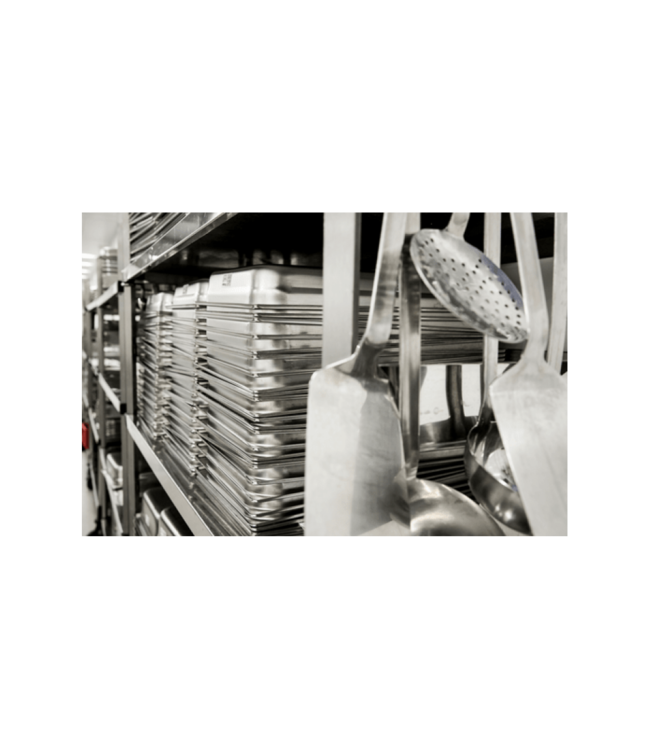 Gastronormbak rvs 1/6-65 mm diep zonder greep - Rieber