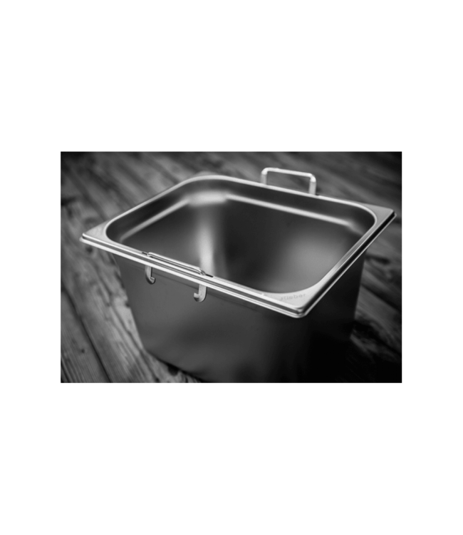 Gastronormbak rvs 1/2-200 mm diep met verzonken greep - Rieber