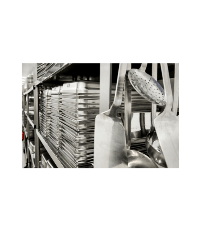 Gastronormbak rvs 2/8-200 mm diep met verzonken greep - Rieber