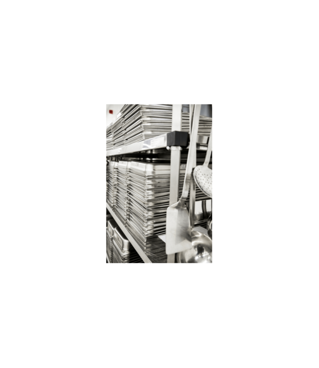 Gastronormbak rvs 2/8-200 mm diep met verzonken greep - Rieber