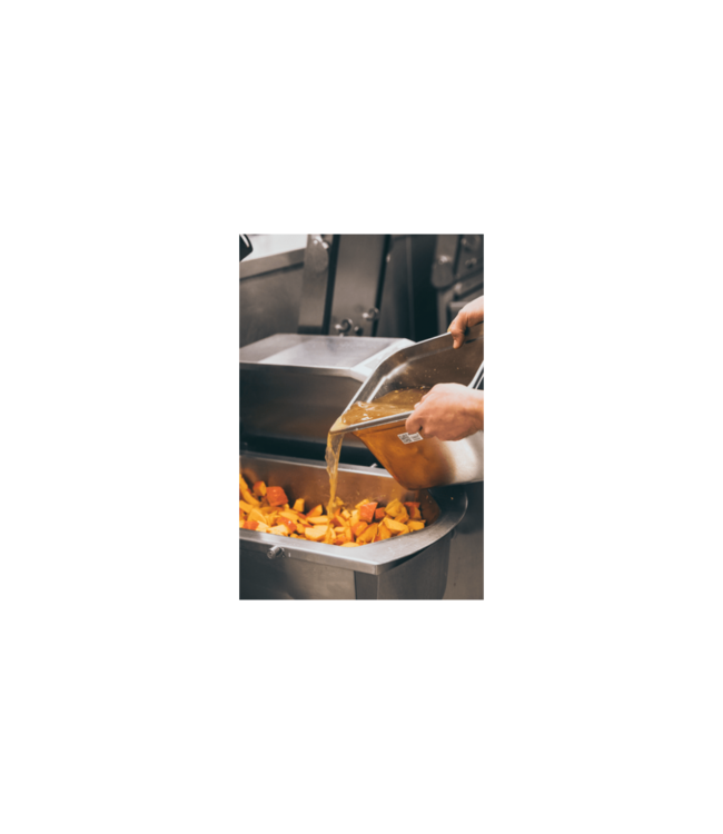 Gastronormbak rvs 2/4-150 mm diep met verzonken greep - Rieber