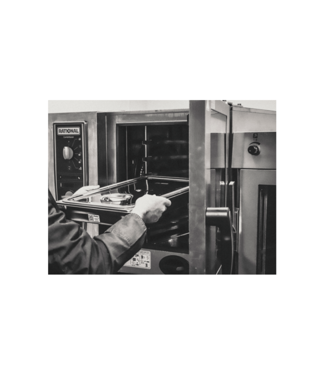 Gastronormbak rvs 2/4-100 mm diep met verzonken greep - Rieber