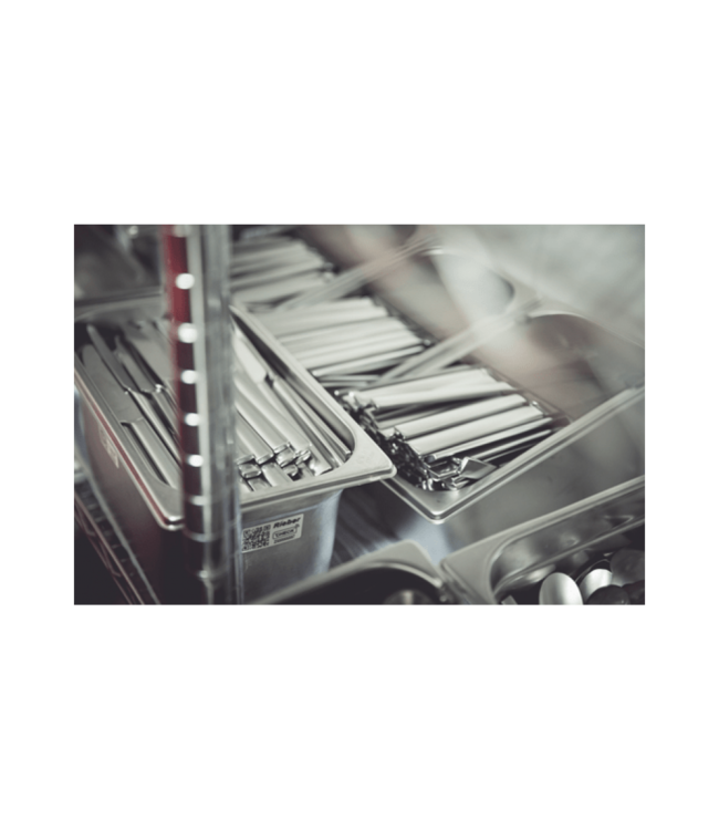 Gastronormbak rvs 1/6-200 mm diep met verzonken greep - Rieber