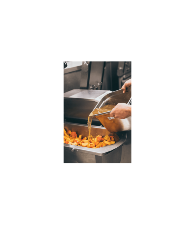 Gastronormbak rvs 1/6-65 mm diep met verzonken greep - Rieber