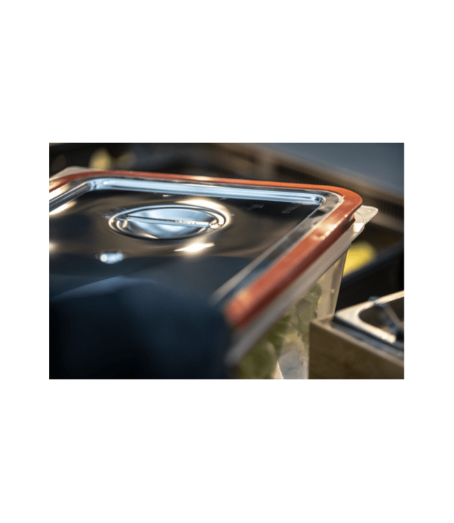 Gastronormdeksel rvs 1/3 waterdicht m/siliconenafdichting - Rieber