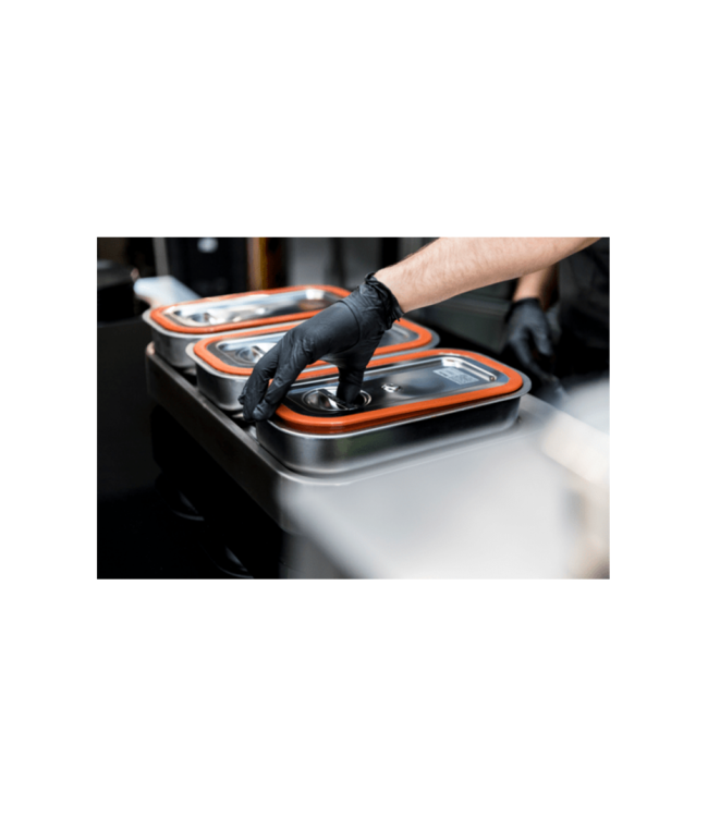 Gastronormdeksel rvs 2/3 waterdicht m/siliconenafdichting - Rieber