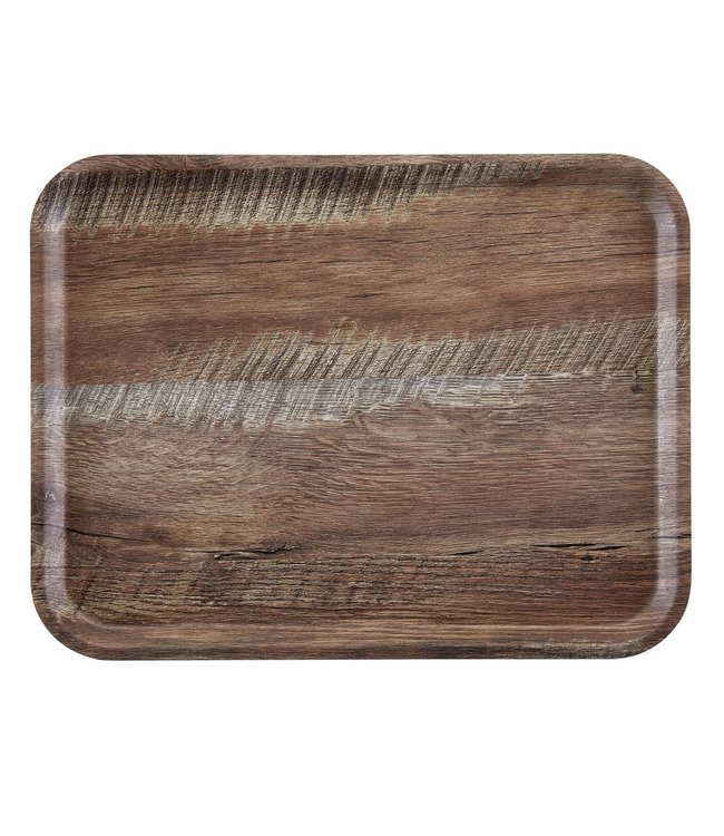 Dienblad Madeira - 460 x 360 mm - Dark Oak - Cambro  | prijs & verp per 24 stuks