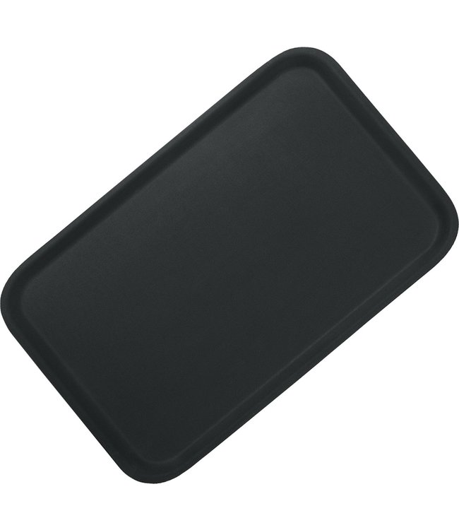 Dienblad LMT anti-slip Corfu Tray - 530 x 325 mm - Black on Gray  - Cambro  | prijs & verp per 12 stuks