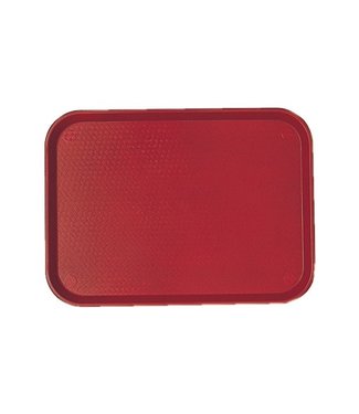 Cambro Dienblad Fast Food - 410 x 300 mm - Cranberry - Cambro  | prijs & verp per 24 stuks