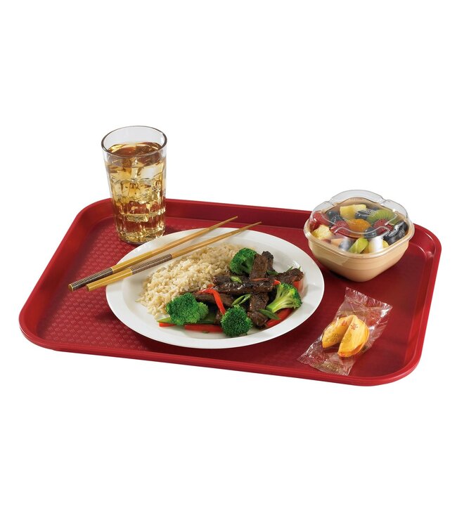 Dienblad Fast Food - 410 x 300 mm - Cranberry - Cambro  | prijs & verp per 24 stuks