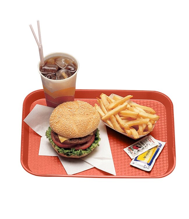 Dienblad Fast Food - 345 x 265 mm - Red - Cambro  | prijs & verp per 24 stuks