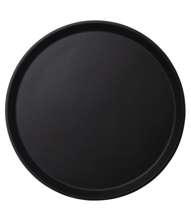 Dienblad Camtread anti-slip rond - Ø405 mm - Black - Cambro  | prijs & verp per 12 stuks