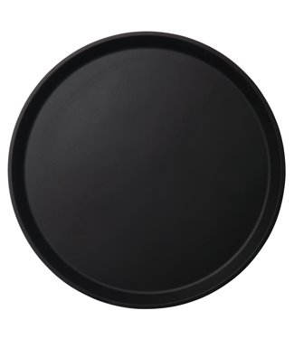 Cambro Dienblad Camtread anti-slip rond - Ø355 mm - Black - Cambro  | prijs & verp per 12 stuks