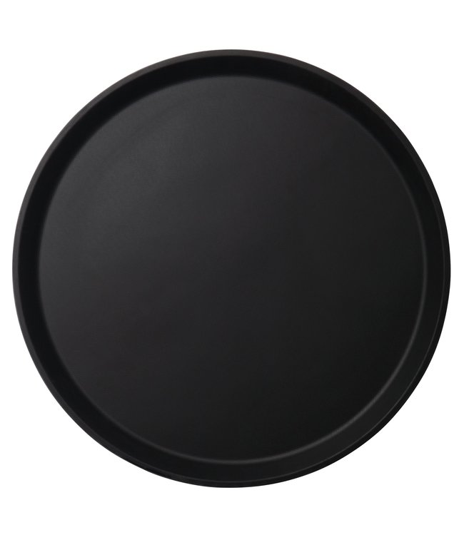 Dienblad Camtread anti-slip rond - Ø355 mm - Black - Cambro  | prijs & verp per 12 stuks