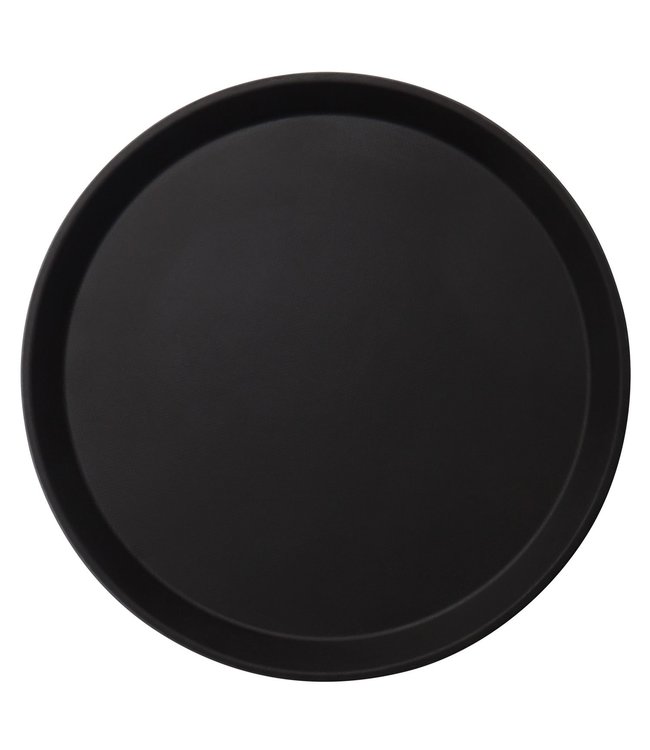 Dienblad Camtread anti-slip rond - Ø280 mm - Black - Cambro  | prijs & verp per 12 stuks