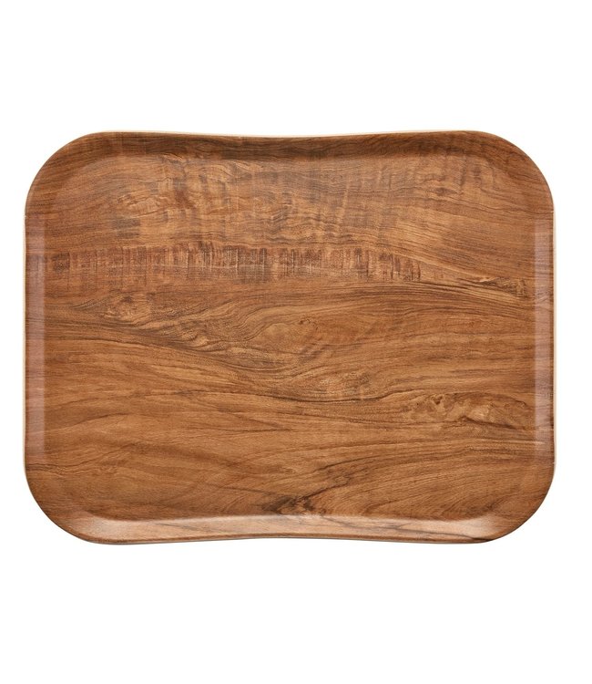 Dienblad 457x355 mm Century Wood Grain Brown Olive - Cambro  | prijs & verp per 12 stuks