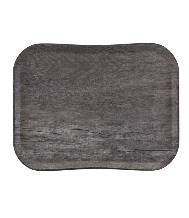 Dienblad wood grain - 457 x 355 mm - Grey Oak - Cambro  | prijs & verp per 12 stuks