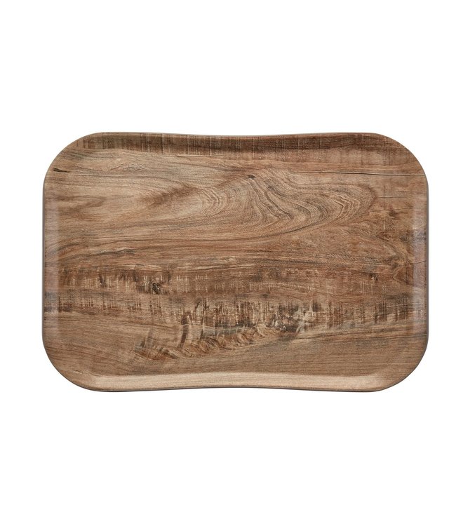 Dienblad wood grain - 530 x 325 mm - Light Olive - Cambro  | prijs & verp per 12 stuks