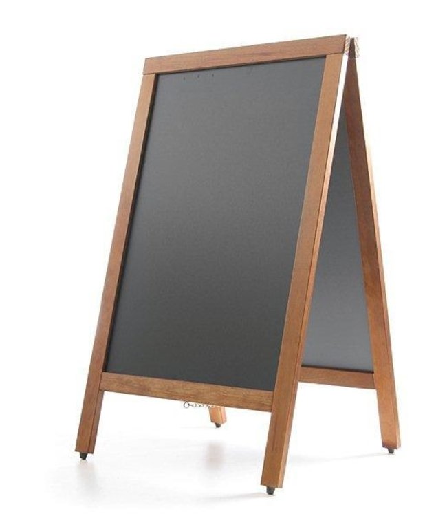 Krijtbord - stoepbord met houten lijst 700 x 600 x 1200 mm