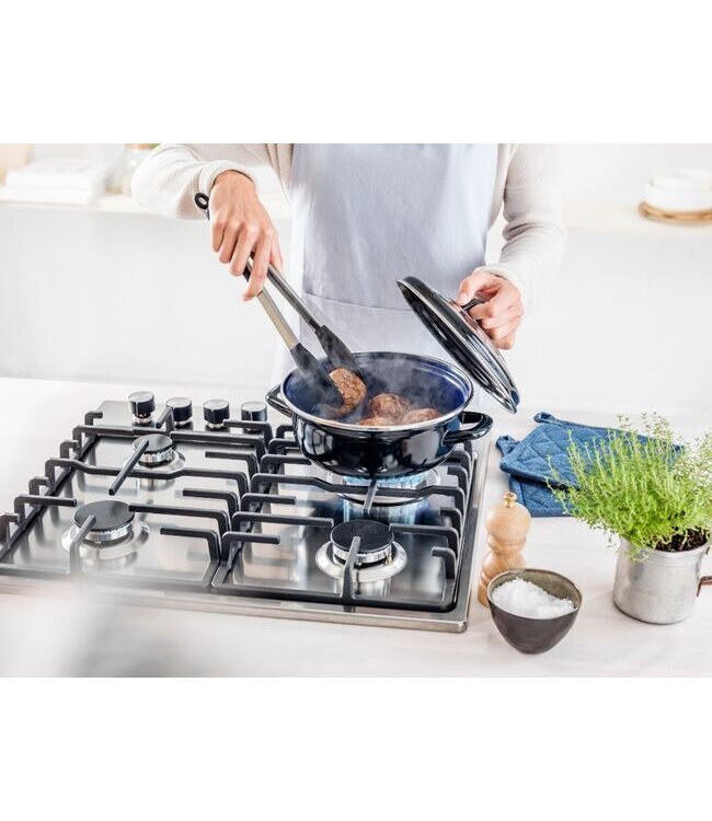 Braadpan Fortalit 7,5 ltr 360 mm zwart emaille - BK