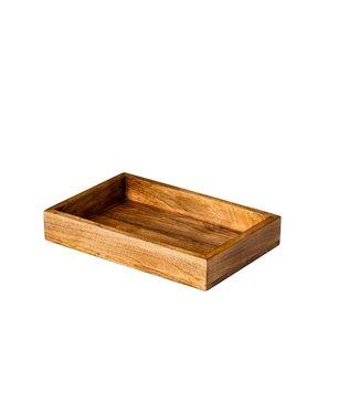 Sans Marque Serveerschaal 300 x 200 x 50 mm - Hout