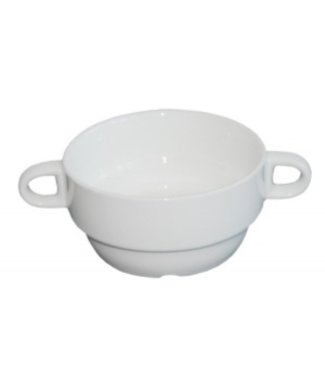 Sans Marque Soepkop 28 cl met 2 oren stapelbaar | prijs & verp per 6 stuks