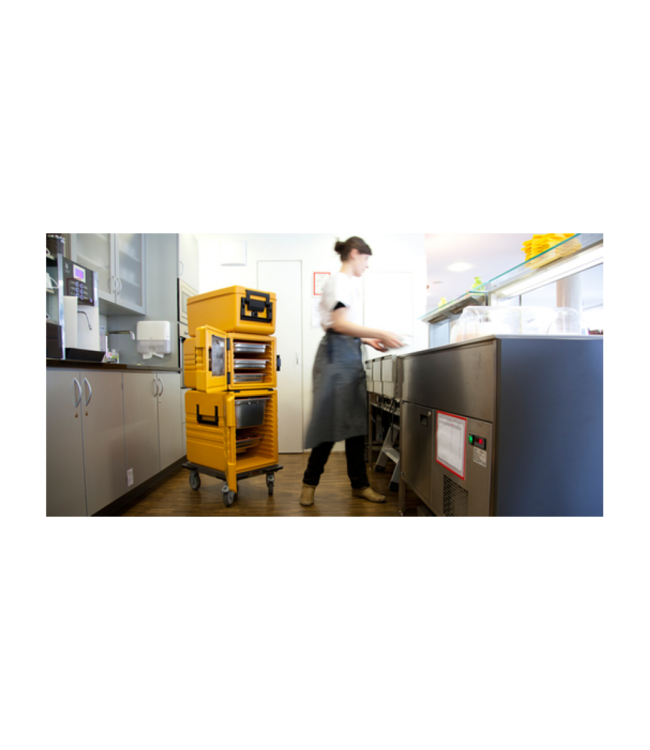 Thermoport 1000K geisoleerde transportbox oranje - Rieber