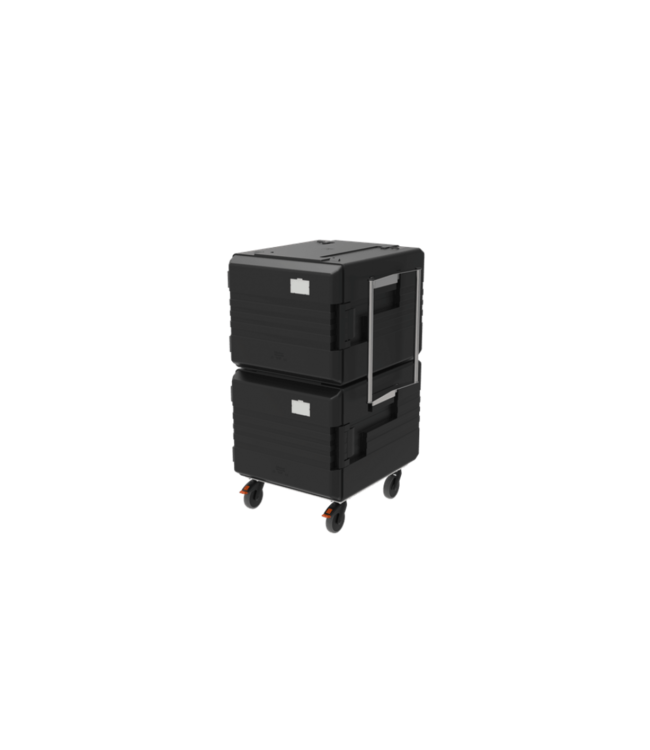 Thermoport 2 x 6000K geisoleerde transportbox zwart - Rieber