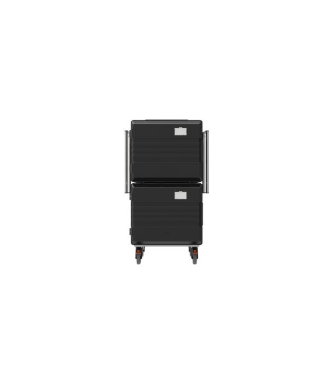 Thermoport 2 x 6000K geisoleerde transportbox zwart - Rieber