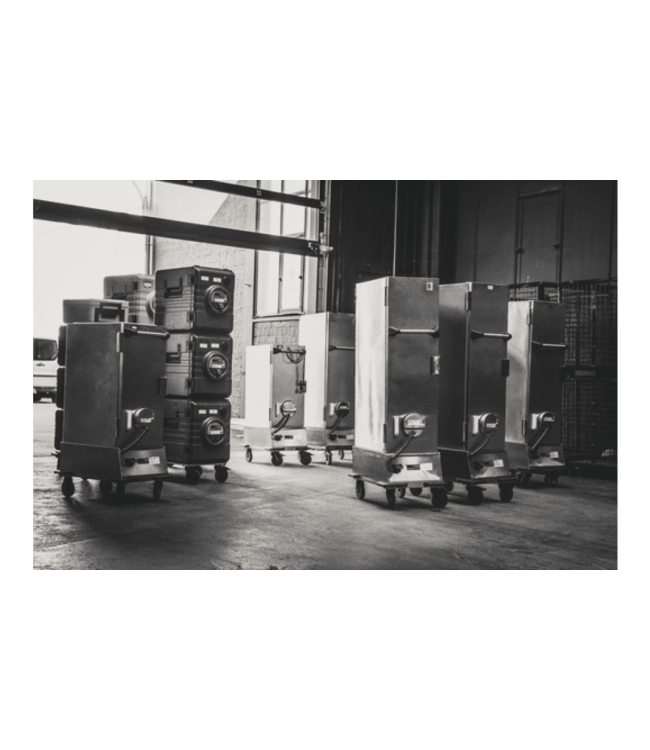 Thermoport 3000U verwarmd geisoleerde transportbox roestvrijstaal - Rieber