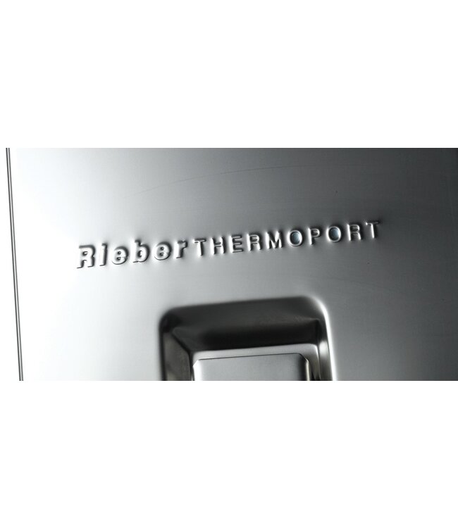 Thermoport 1600DU verwarmd + deksel geisoleerde transportbox roestvrijstaal - Rieber