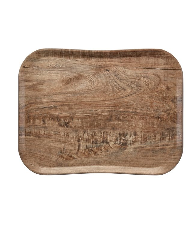 Dienblad wood grain - 325 x 265 mm - Light Olive - Cambro  | prijs & verp per 12 stuks