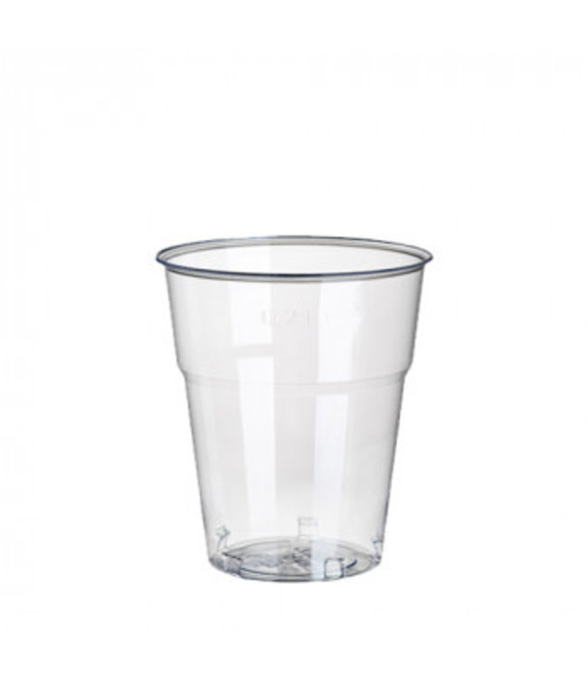 Glas disp PET 20 cl glashelder Ø 78 x hg. 90 mm Hurricane - Papstar | prijs & verp per 1.000 stuks