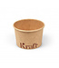 Sausbakje disp karton/PE 4,5 cl  Ø61x(h)40 mm bruin Kraft | prijs & verp per 1.000 stuks