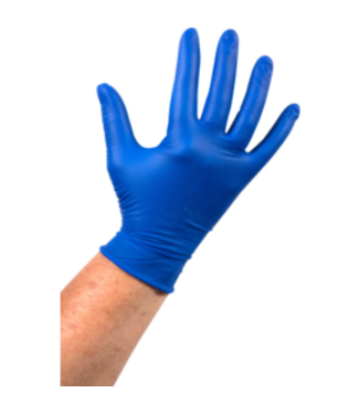 ComFort Handschoen disp Latex ongepoederd XL blauw | prijs & verp per 100 stuks