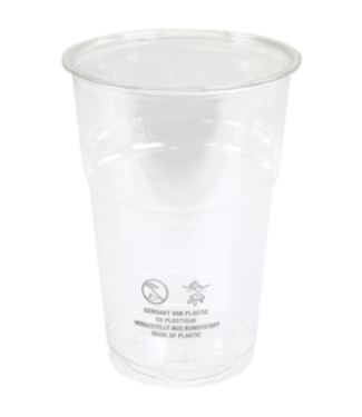 Bierglas disp PET 25 cl | prijs & verp per 100 stuks