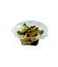 Papstar Saladebak disp rond 50 cl rond 155 x 68 mm transparant - rPET | prijs & verp per 500 stuks