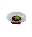 Papstar Saladebak disp rond 37,5 cl 155 x 55 mm transparant - rPET | prijs & verp per 400 stuks