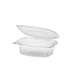 Saladebak disp ovaal 25 cl 106 x 133 x 43 mm transparant - rPET | prijs & verp per 600 stuks