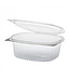 Saladebak disp ovaal 75 cl 158 x 184 x 66 mm  transparant - rPET | prijs & verp per 400 stuks