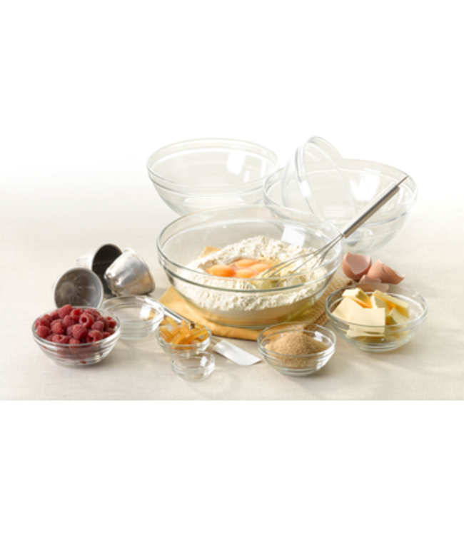 Schaal 200 mm hardglas 1,6 ltr Lys - Duralex | prijs & verp per 6 stuks