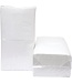 Dispenserservet 12x9 cm 1-laags wit papier (ongevouwen 27x21 cm) | prijs & verp per 6.000 stuks